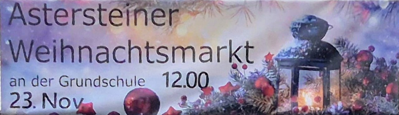 Weihnachtsmarkt der KG Asterstein